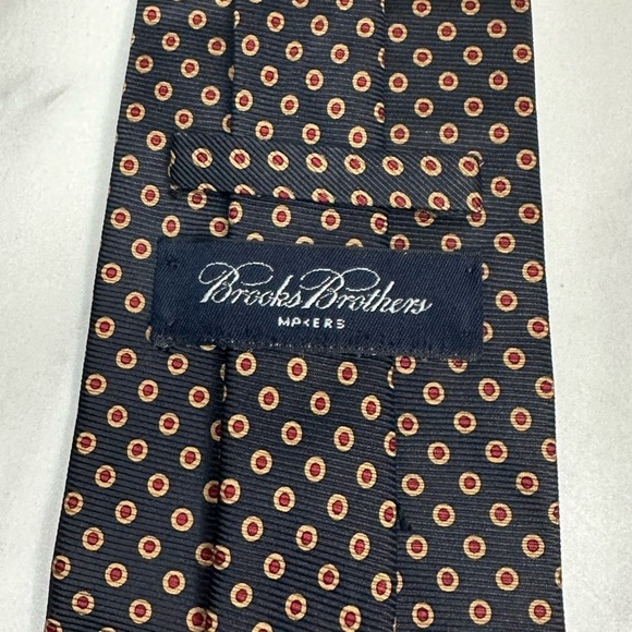 Brooks Brothers Makers silk necktie - Picture 2 of 3
